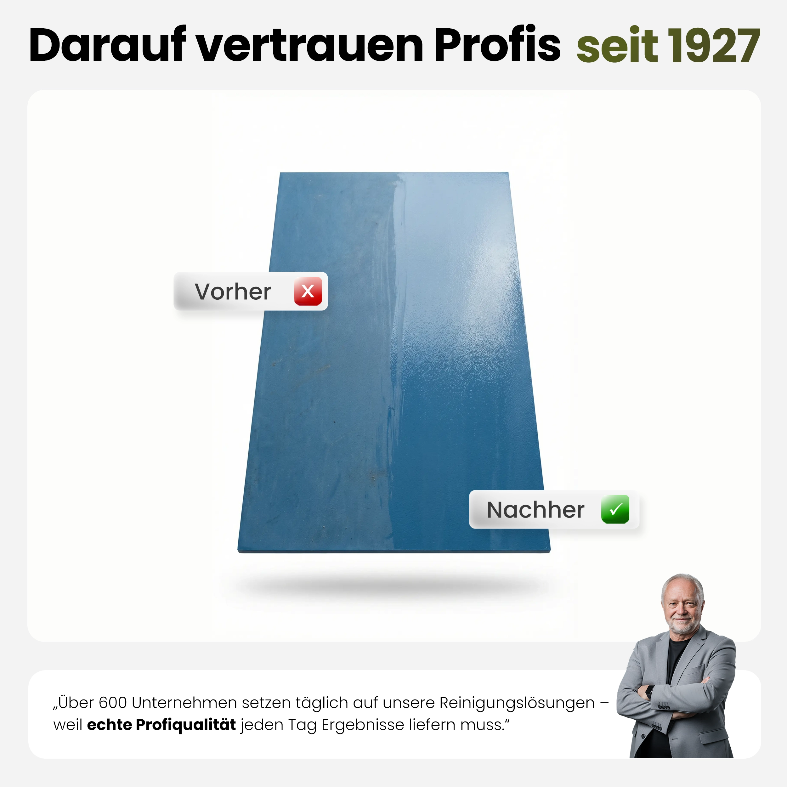 EcoPoly 3G - Polymer Wischpflege | 1L | Ausgezeichnete Reinigungs- und Pflegewirkung