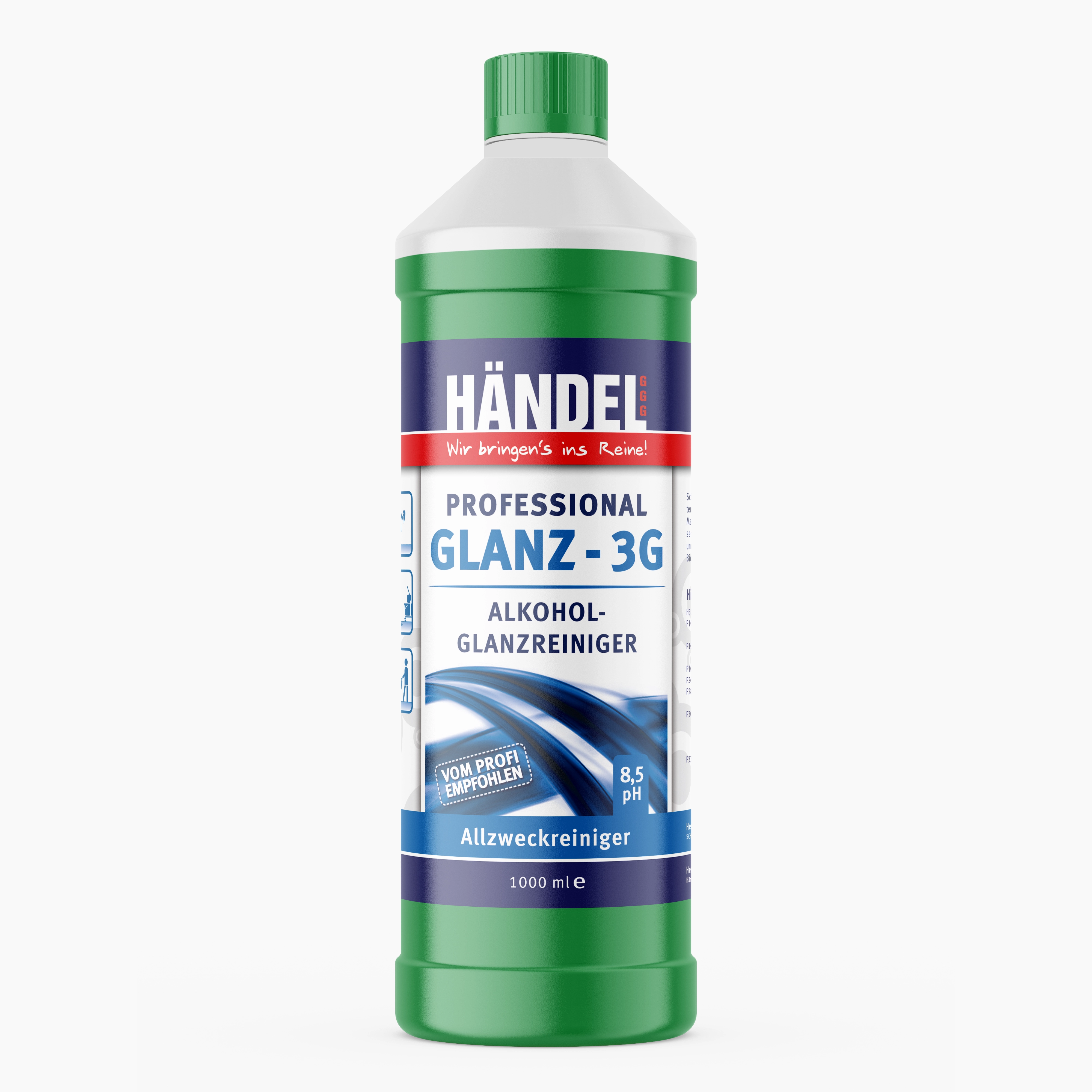 Glanz 3G - Alkohol Glanzreiniger | 1L |  für  hochglänzenden Fliesen und Marmor