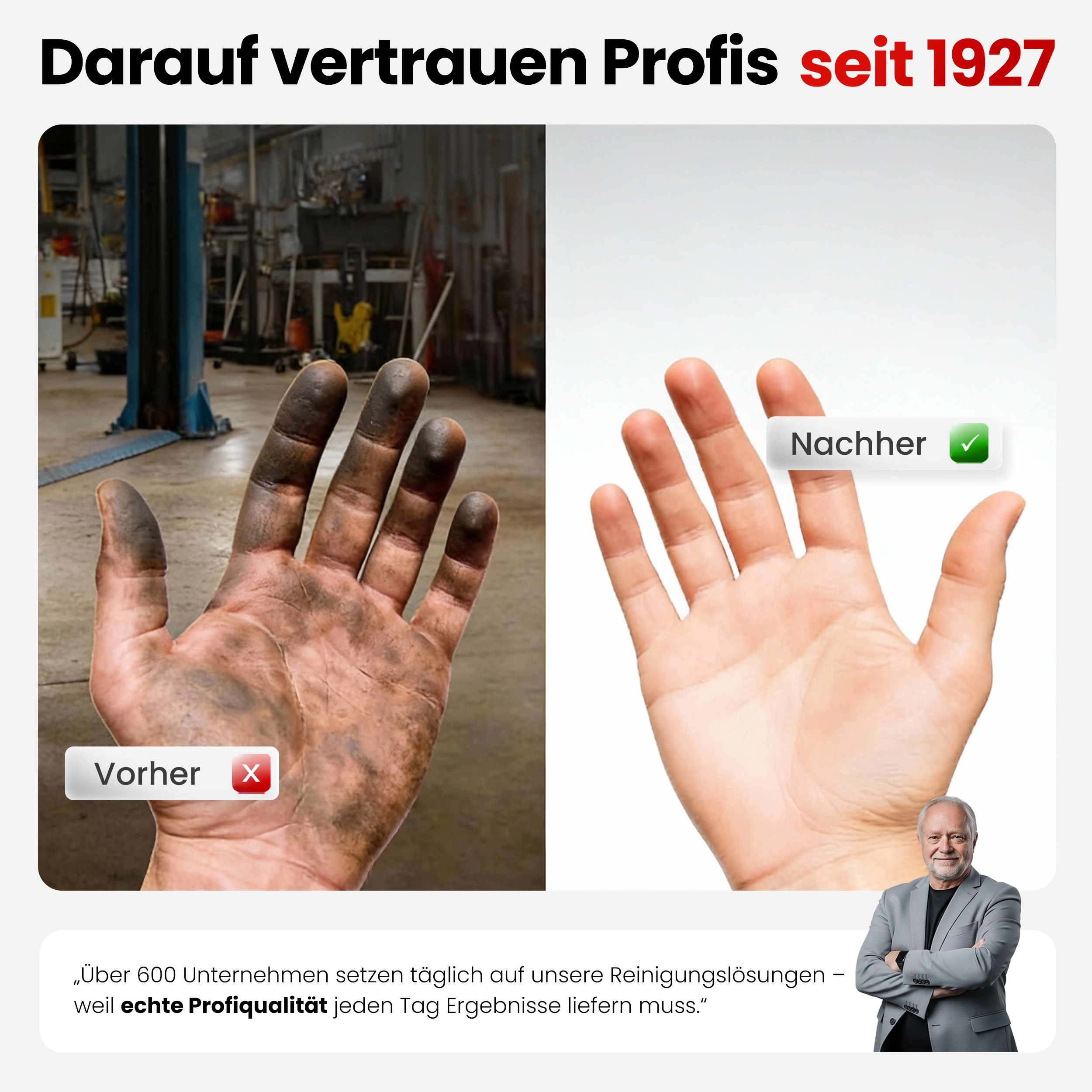 Geabit 3G - Handwaschpaste | 10L | Für Profis gegen starke Verschmutzungen wie Öl, Fett, Ruß | Auf Holzmehlbasis