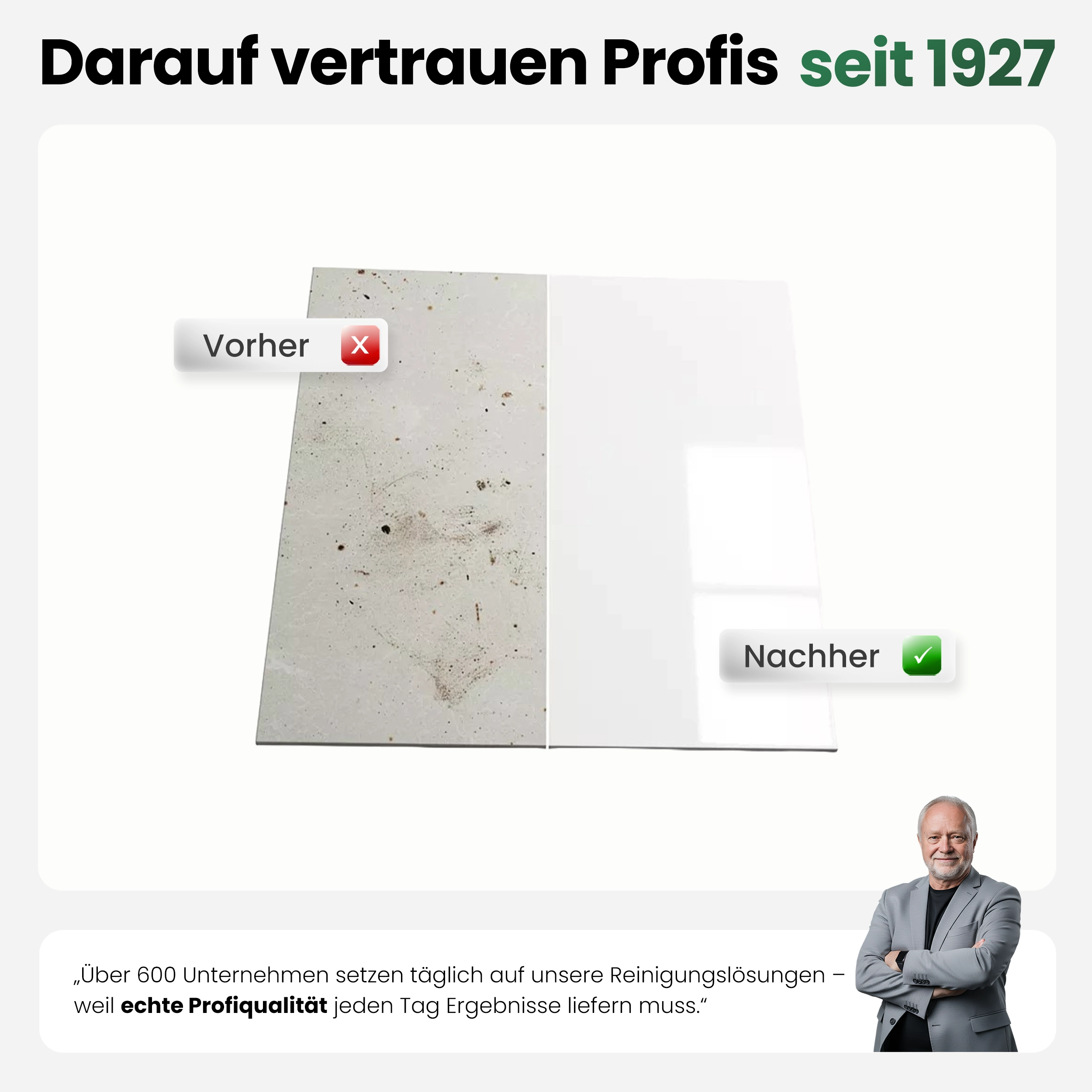 Glanz 3G - Alkohol Glanzreiniger | 1L |  für  hochglänzenden Fliesen und Marmor